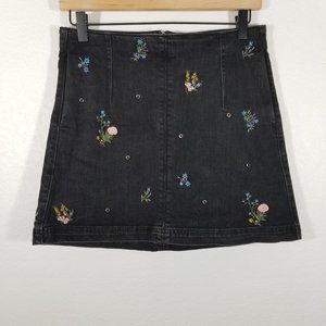 Express Stretch Slim-Al Line Mini High Rise Skirt